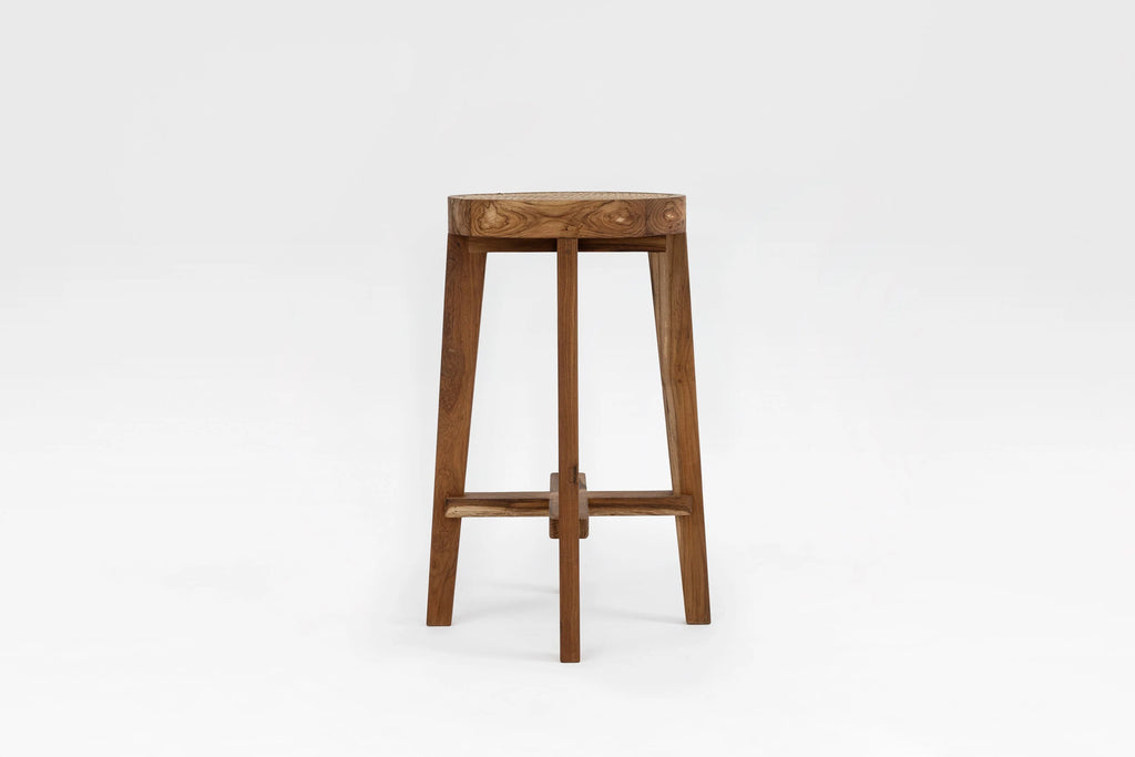 Jeanneret Cane Stool