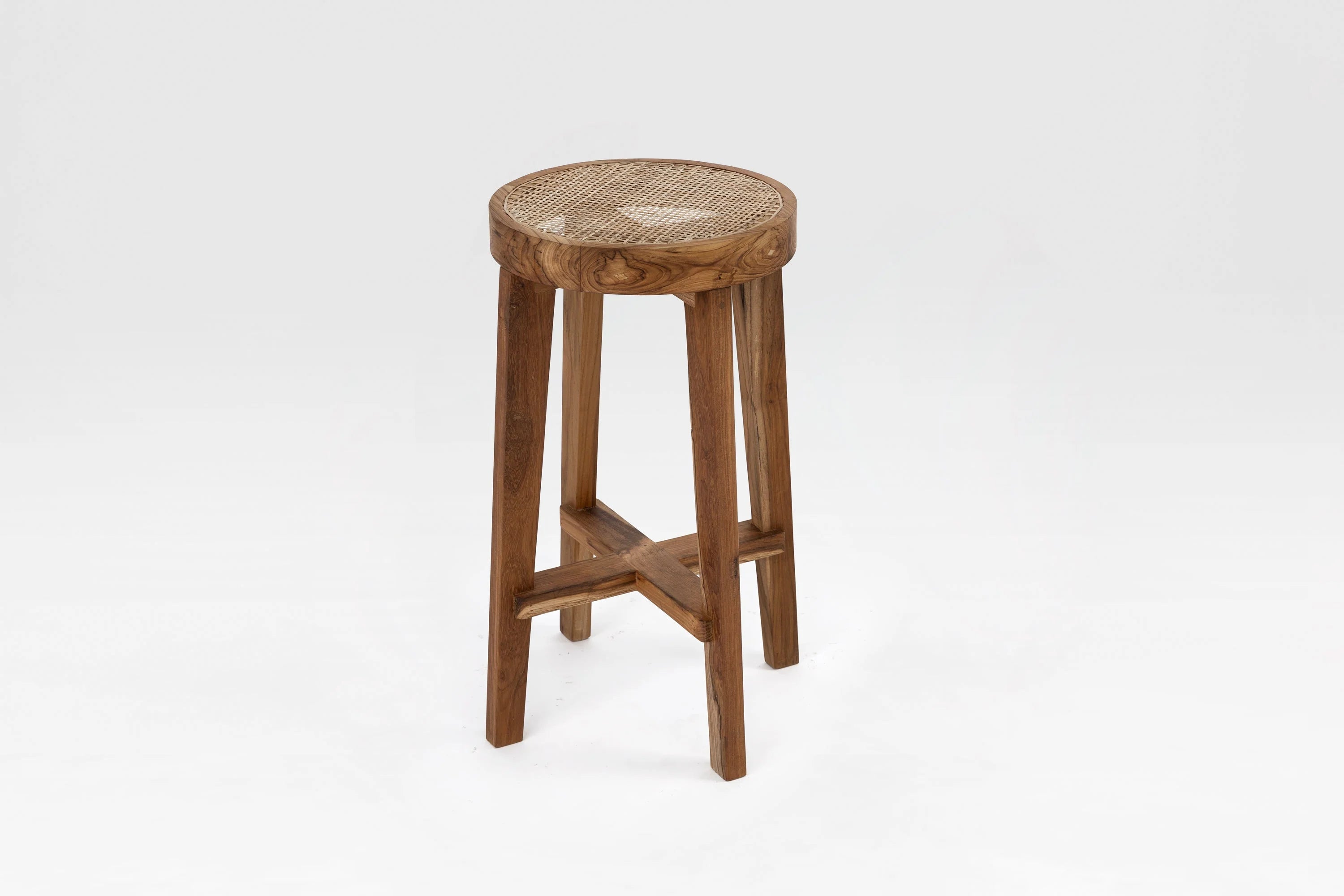 Jeanneret Cane Stool